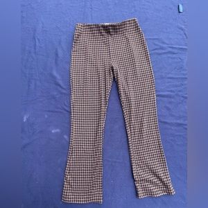 Urban outfitters, plaid flare pants size medium